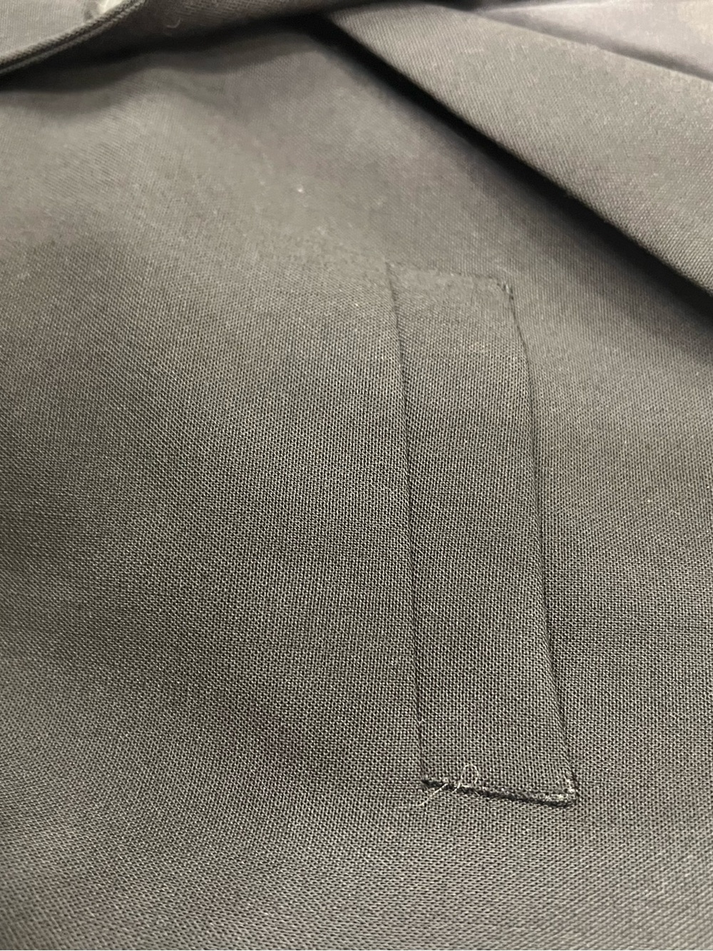 Banana Republic Stretch Petite Blazer Jacket Black 4P Notch Lapel Three-Button - Picture 8 of 11